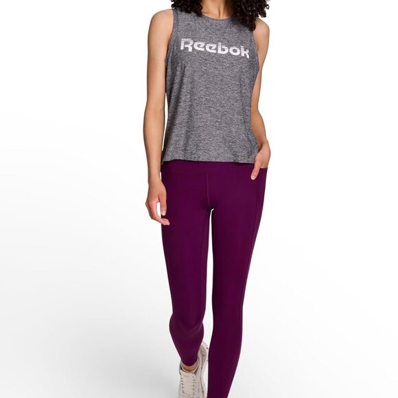 Pickled Beet High-Waist 7/8 Leggings for Women, Polyester Blend, 25-Inch - Picture 6 of 6